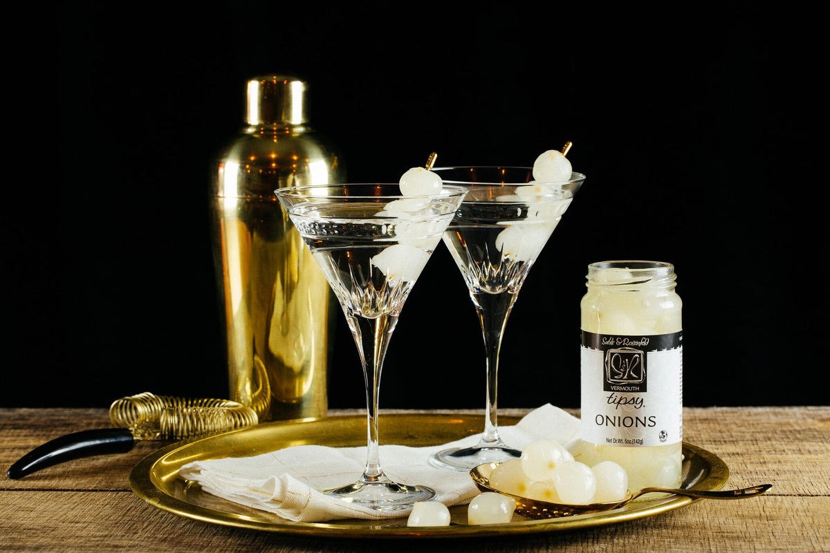 Dry, Spicy, and Upside Down Gibson Martini