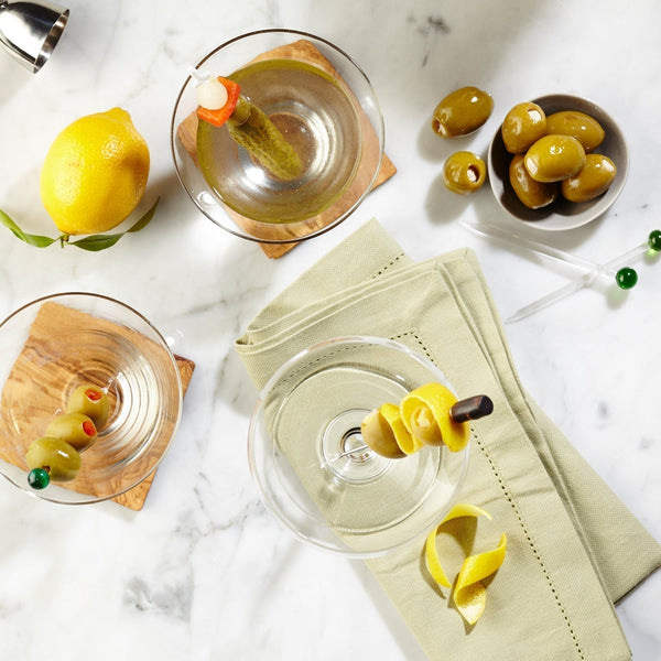 Dirty Martini made with Tipsy Dirty Martini Mix