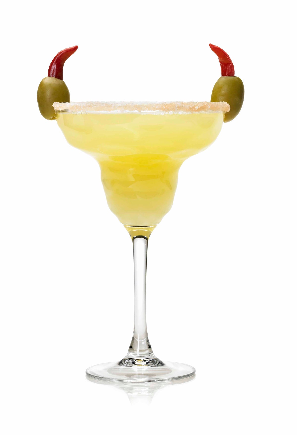 The Fiery Devil cocktail with Tipsy Fiery Olives