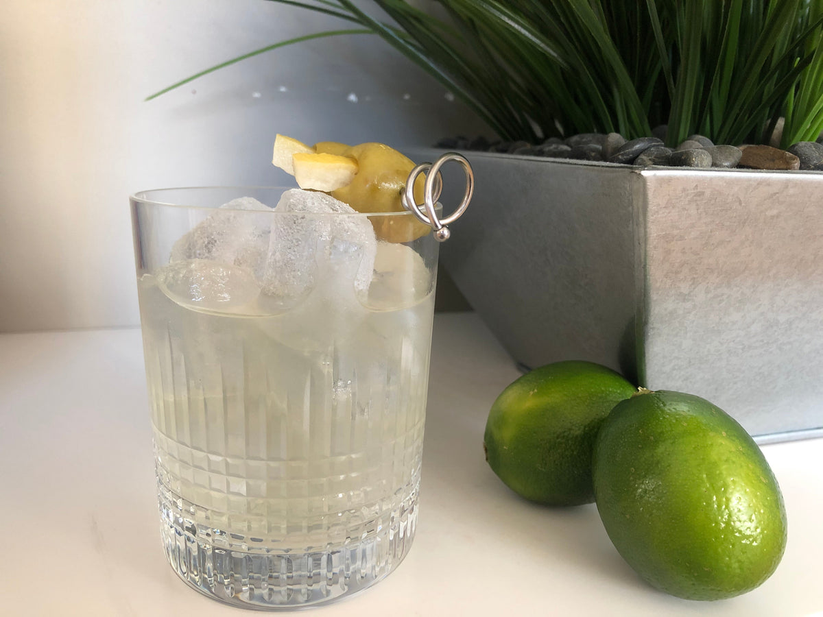 Gin Fizzed Gimlet