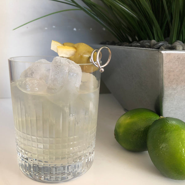 Gin Fizzed Gimlet