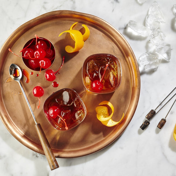 The Manhattan with a Whiskey Tipsy Cherry