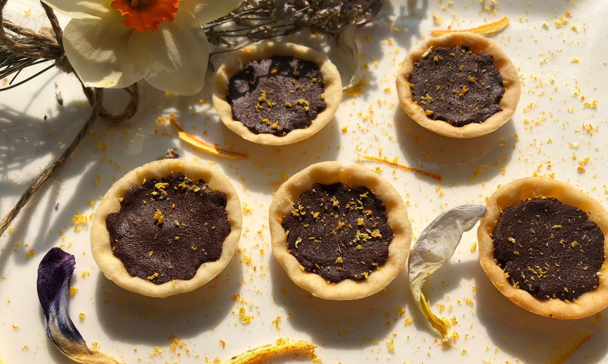 Tiny Chocolate Cheese Cakes in Party Cups