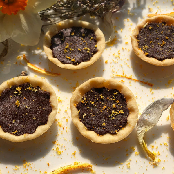 Tiny Chocolate Cheese Cakes in Party Cups
