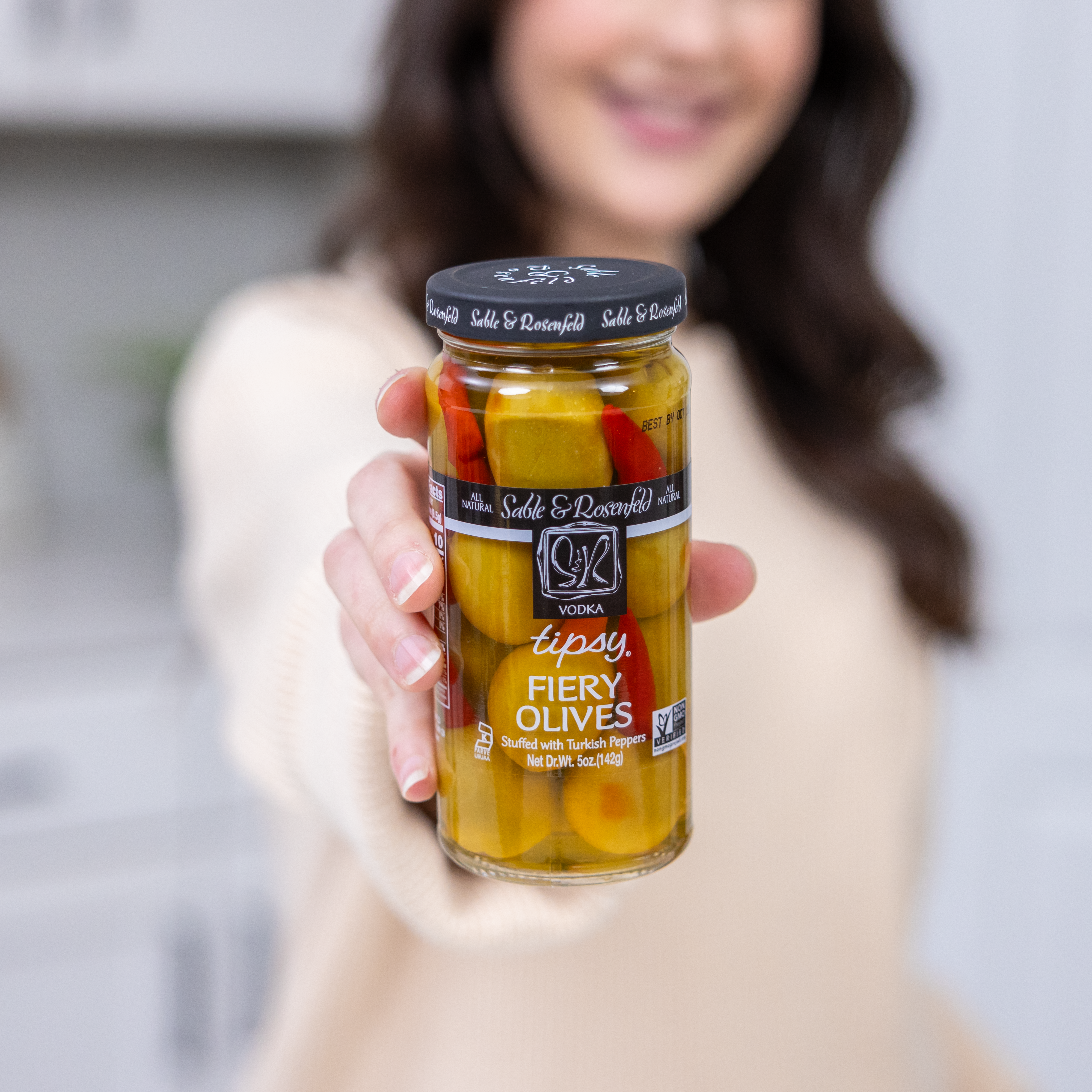 Vodka Tipsy Fiery Olives 6x250ml