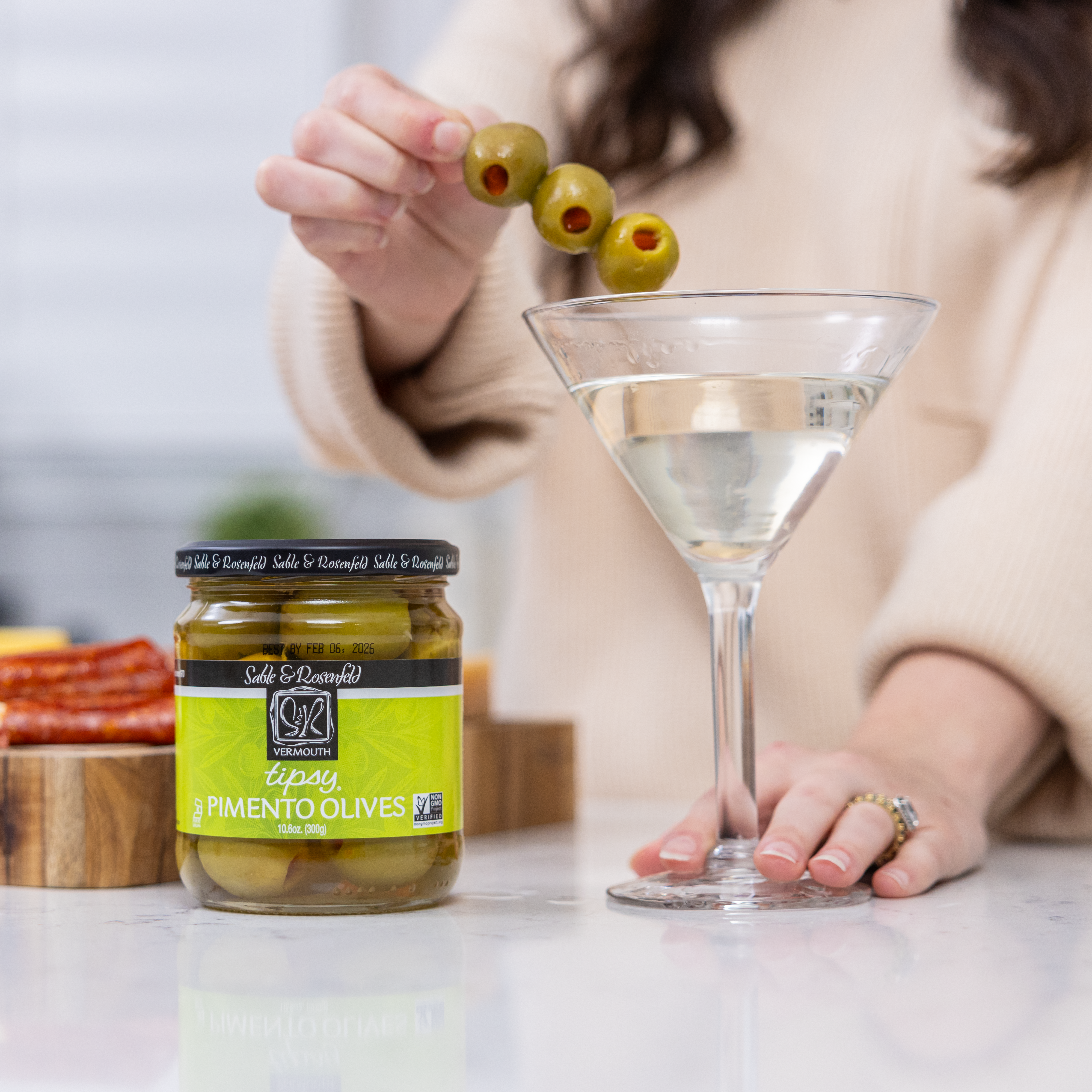 Sable & Rosenfeld | Tipsy Vermouth Pimento Olives – sableandrosenfeld Sable & Rosenfeld | Tipsy Vermouth Pimento Olives – sableandrosenfeld